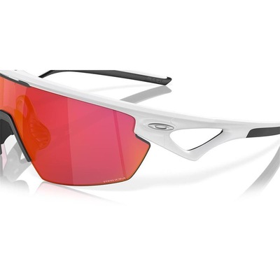 Óculos de Sol Unissex Oakley Sphaera Matte White Prizm Field - Foto 6