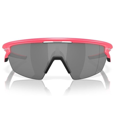 Óculos de Sol Unissex Oakley Sphaera Matte Neon Pink Prizm Black - Foto 3
