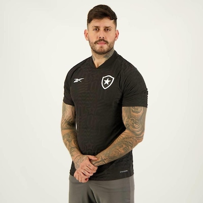 Camisa Reebok Botafogo Ii 2023 47 Jeffinho - Masculina - Foto 4