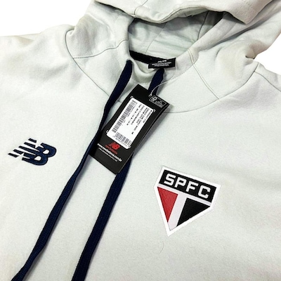 Blusão de Moletom do São Paulo New Balance 2024 com Capuz - Masculino - Foto 3