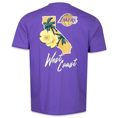 Camiseta New Era Los Angeles Lakers Nba City Icons - Masculina - Foto 2