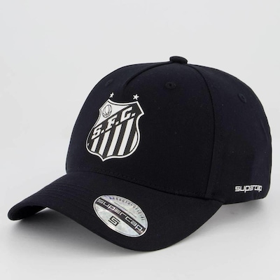 Boné Aba Curva Supercap do Santos Americano - Snapback - Adulto - Foto 5