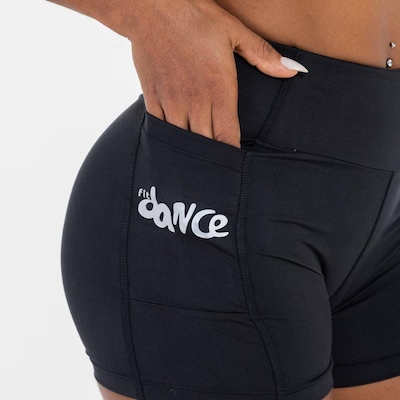 Shorts FitDance Compression Bolso - Feminino - Foto 4