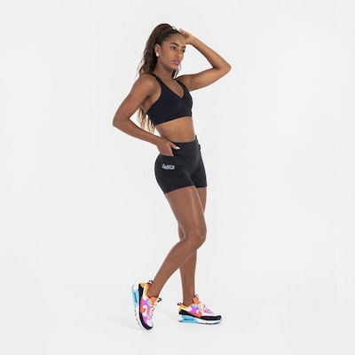 Shorts FitDance Compression Bolso - Feminino - Foto 6