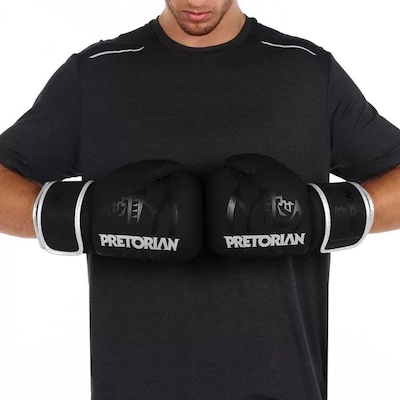 Kit Luvas de Boxe Pretorian Muay Thai First Fx2 + Bandagem + Bucal + Bolsa - Adulto - Foto 2
