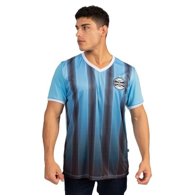 Camiseta do Grêmio Surf Center Gola V Oficial Esportiva - Masculina - Foto 5