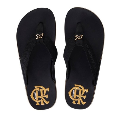 Chinelo do Flamengo Kenner Nk6 Pro Gold - Masculino - Foto 2