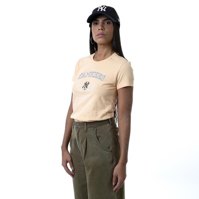 Camiseta New Era Baby Look New York Yankees - Feminina - Foto 6