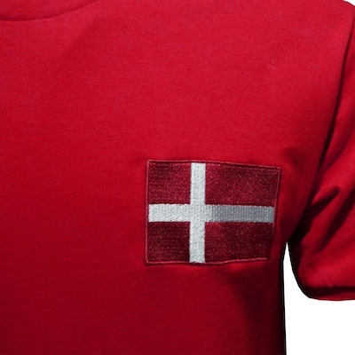 Camiseta Dinamarca 1970 Liga Retro - Masculina - Foto 4