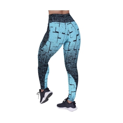 Legging Fitness Orbis Fitness Feminina Recortes Degrade Cós Transpassado - Foto 2