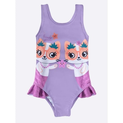 Conjunto Natação Malwee com Maiô + Touca - Infantil - Foto 4