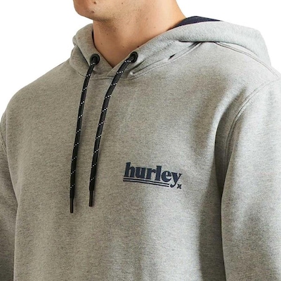 Blusão de Moletom Hurley Canguru Puff - Masculino - Foto 3
