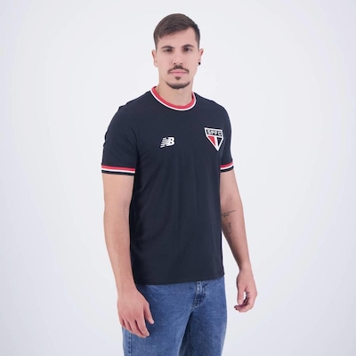 Camiseta New Balance São Paulo Retrô - Masculina - Foto 2