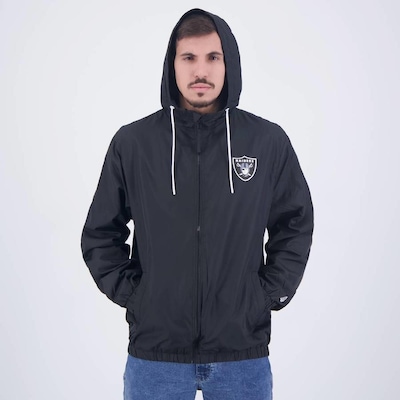 Jaqueta New Era NFL Las Vegas Raiders Windbreaker Basic - Masculina - Foto 2