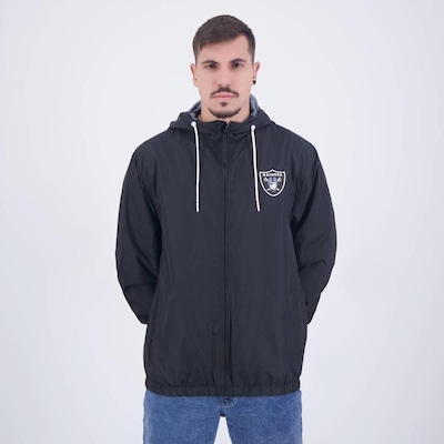 Jaqueta New Era NFL Las Vegas Raiders Windbreaker Basic - Masculina - Foto 1