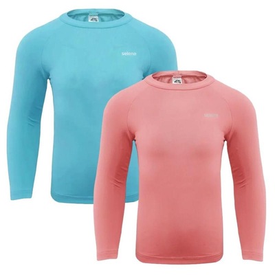 Kit 2 Camisas Térmicas Selene Proteção UV50+ - Infantil - Foto 1