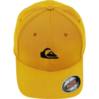 Boné Aba Reta Quiksilver Emb Solid Black Gold - Fechado - Adulto - Foto 2