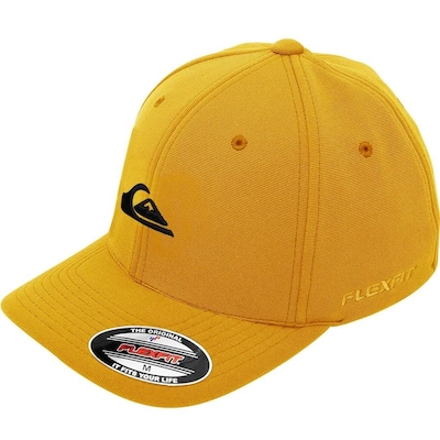 Boné Aba Reta Quiksilver Emb Solid Black Gold - Fechado - Adulto - Foto 1