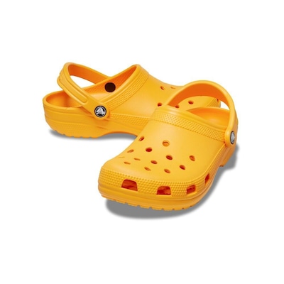 Sandália Crocs Classic Apricrush - Unissex - Foto 5