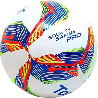 Bola Society Topper Samba Sintética Pro Pu - Foto 4