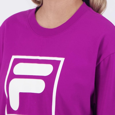 Camiseta Manga Longa Fila F-Box - Feminina - Foto 5