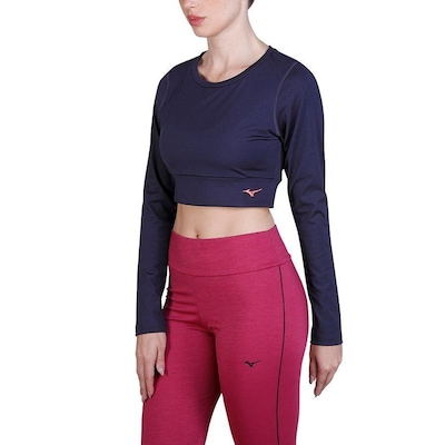 Camiseta Mizuno Manga Longa Mizuno Pro Uv - Feminina - Foto 3