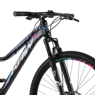 Bicicleta aro 29 Krw alumínio Shimano Tz 24 Velocidades Freio a Disco Suspensão Mountain Bike Kr9 - Adulto - Foto 5