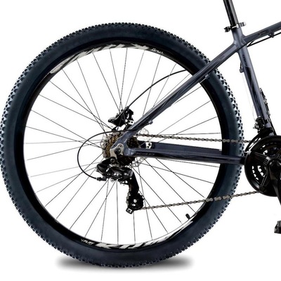 Bicicleta Aro 29 Krw Alumínio 24Vel Shimano Alivio Hidráulico Suspensão Trava Ombro e Cassete Kr12 - Foto 3