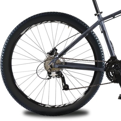 Bicicleta Aro 29 Krw Alumínio 27 Vel Shimano Altus Freio Hidráulico Suspensão com Trava de Ombro Kr13 - Adulto - Foto 3