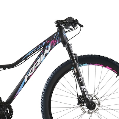 Bicicleta Aro 29 Krw Alumínio 27 Vel Shimano Altus Freio Hidráulico Suspensão com Trava de Ombro Kr13 - Adulto - Foto 5