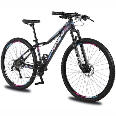 Bicicleta Aro 29 Krw Alumínio 27 Vel Shimano Altus Freio Hidráulico Suspensão com Trava de Ombro Kr13 - Adulto - Foto 1
