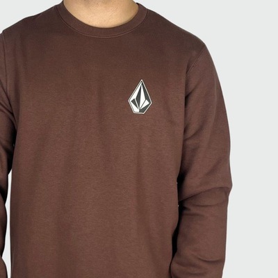 Blusão de Moletom sem Capuz Volcom Careca Iconic - Masculino - Foto 2