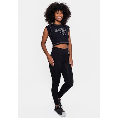 Blusa Cropped Diadora Embroidery - Feminina - Foto 5