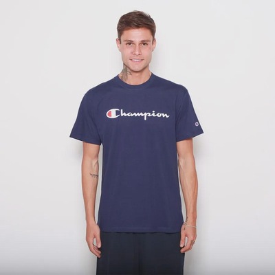 Camiseta Champion Logo Script Ink - Masculina - Foto 1