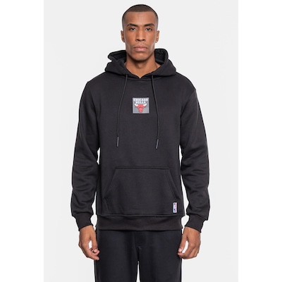 Blusão De Moletom NBA Fechado Chicago Bulls NBA - Masculino - Foto 1