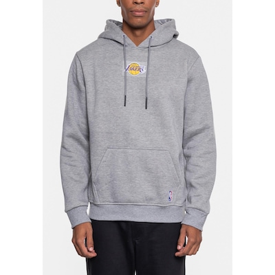 Blusão De Moletom Nba Fechado Los Angeles Lakers Nba - Masculino - Foto 3