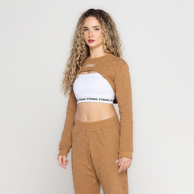 Cropped FitDance Brown Ftdnc - Unissex - Foto 1