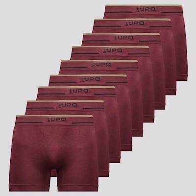 Cueca Boxer Lupo Microfibra sem Costura - 9 Unidades - Adulto - Foto 1