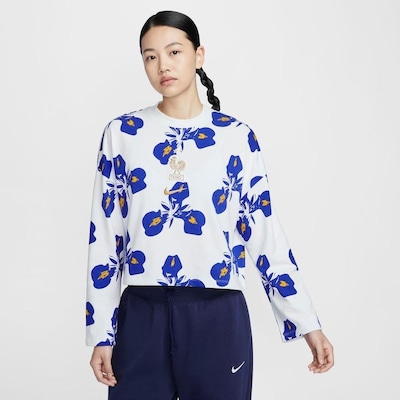 Camiseta Nike Sportswear França Stripe - Feminina - Foto 1