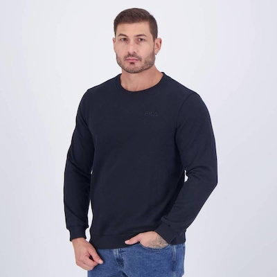 Blusão de Moletom Fila Confort Classic - Masculino - Foto 3