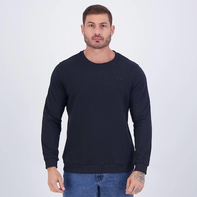 Blusão de Moletom Fila Confort Classic - Masculino - Foto 1