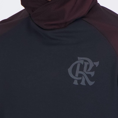 Blusa Flamengo Manga Longa Dikla Preta - Foto 5
