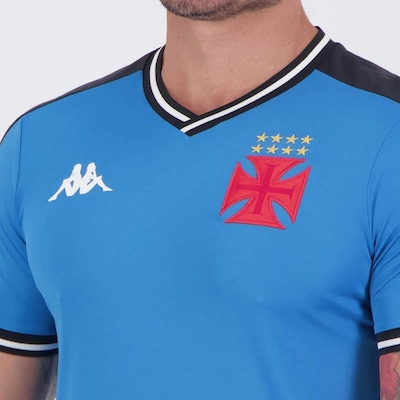 Camisa do Vasco Goleiro 2024 Kappa - Masculina - Foto 5