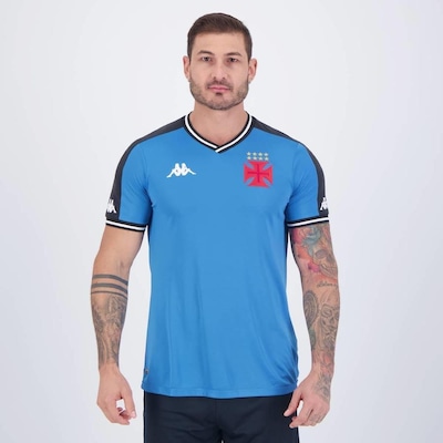 Camisa do Vasco Goleiro 2024 Kappa - Masculina - Foto 1