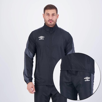 Agasalho sem Capuz Umbro Plan Color - Masculino - Foto 1