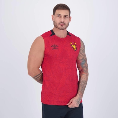 Regata do Sport Recife Umbro Aquecimento 2024 - Masculina - Foto 2