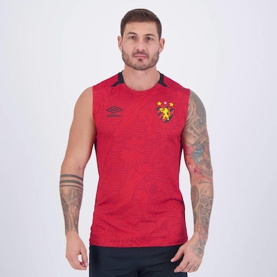 Regata do Sport Recife Umbro Aquecimento 2024 - Masculina - Foto 1