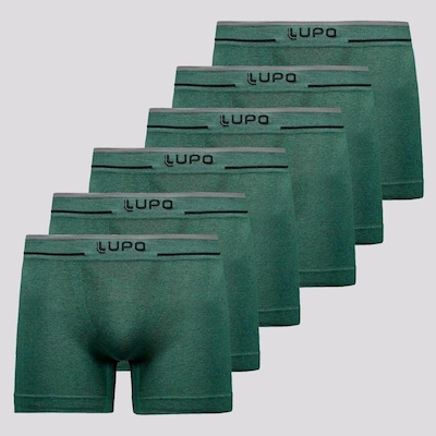 Cueca Boxer Lupo Microfibra sem Costura - 6 Unidades - Adulto - Foto 1