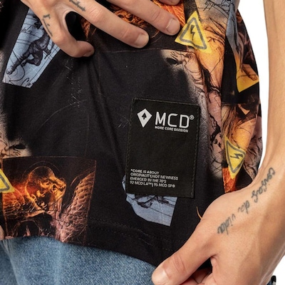 Camiseta Masculina MCD Santa Colagem - MCD - Masculino - Foto 4