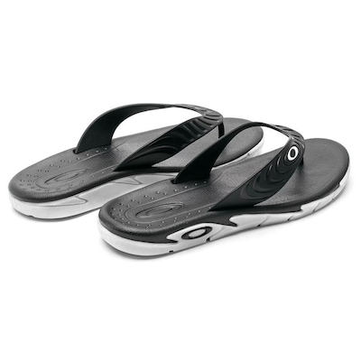 Chinelo Masculino Oakley Crowd Black - OAKLEY - Masculino - Foto 4